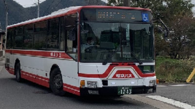 長良公園へ向かう際に利用できる岐阜バス