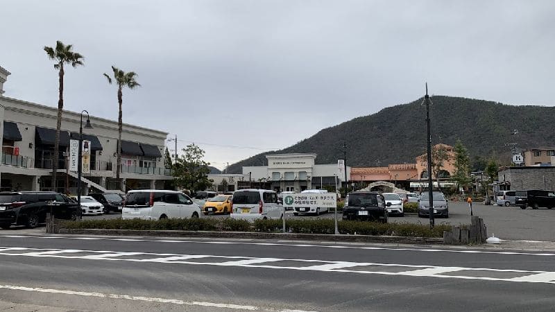 長良公園 多目的広場から見た北側バムスの風景