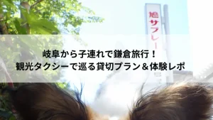 岐阜から子連れで訪れた鎌倉。観光タクシーで巡った旅の思い出を象徴する風景